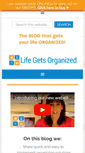 Mobile Screenshot of gettingorganizedmagazine.com